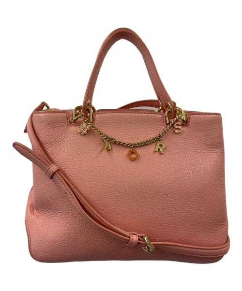 MICHAEL KORS（マイケル・コース）MICHAEL KORS (マイケルコース) 2WAYショルダーバッグ ピンクの古着・服飾アイテム