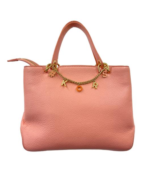 MICHAEL KORS（マイケル・コース）MICHAEL KORS (マイケルコース) 2WAYショルダーバッグ ピンクの古着・服飾アイテム