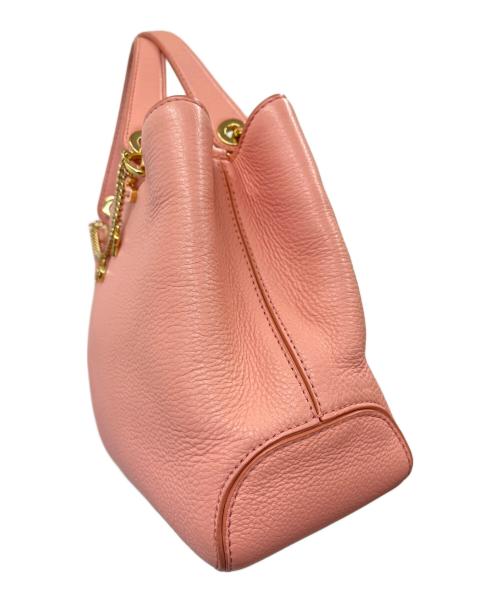 MICHAEL KORS（マイケル・コース）MICHAEL KORS (マイケルコース) 2WAYショルダーバッグ ピンクの古着・服飾アイテム