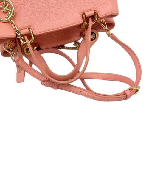 MICHAEL KORS（マイケル・コース）MICHAEL KORS (マイケルコース) 2WAYショルダーバッグ ピンクの古着・服飾アイテム