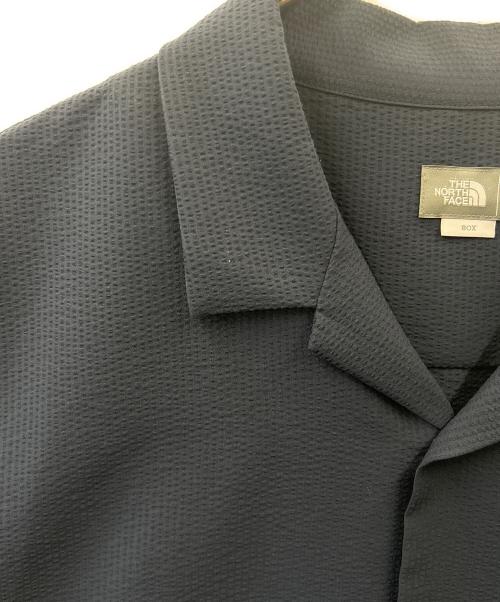 THE NORTH FACE（ザ ノース フェイス）THE NORTH FACE (ザ ノース フェイス) THE NORTH FACE　ショートスリーブシアサッカーベントメッシュシャツ ネイビー サイズ:Lの古着・服飾アイテム