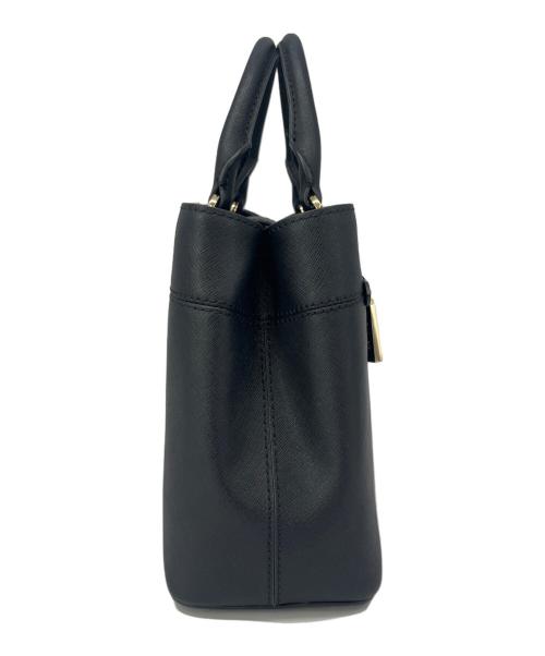 MICHAEL KORS（マイケル・コース）MICHAEL KORS (マイケル・コース) MICHAEL KORS　2WAYバッグ　コーティングレザー クロスボディー ブラックの古着・服飾アイテム