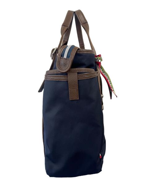 Orobianco（オロビアンコ）Orobianco (オロビアンコ) トートバッグ ネイビー×ブラウンの古着・服飾アイテム