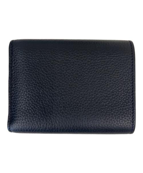 LOEWE（ロエベ）LOEWE (ロエベ) トライフォールドウォレット ブラックの古着・服飾アイテム
