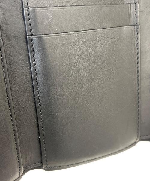 LOEWE（ロエベ）LOEWE (ロエベ) トライフォールドウォレット ブラックの古着・服飾アイテム