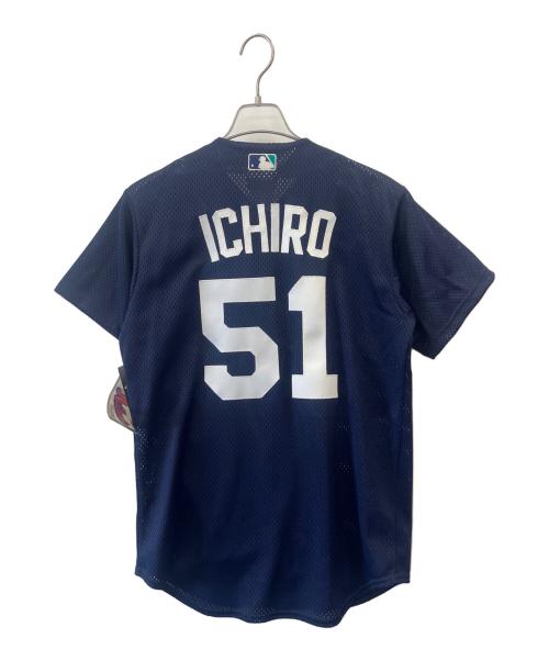 Majestic（マジェスティック）Majestic (マジェスティック) ベースボールシャツ ネイビー サイズ:Sの古着・服飾アイテム