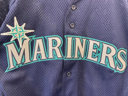 Majestic（マジェスティック）Majestic (マジェスティック) ベースボールシャツ ネイビー サイズ:Sの古着・服飾アイテム