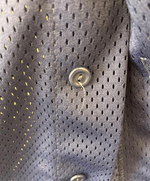 Majestic（マジェスティック）Majestic (マジェスティック) ベースボールシャツ ネイビー サイズ:Sの古着・服飾アイテム