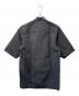 RICK OWENS (リックオウエンス) スナップボタン半袖シャツ ブラック サイズ:SIZE 46：48000円