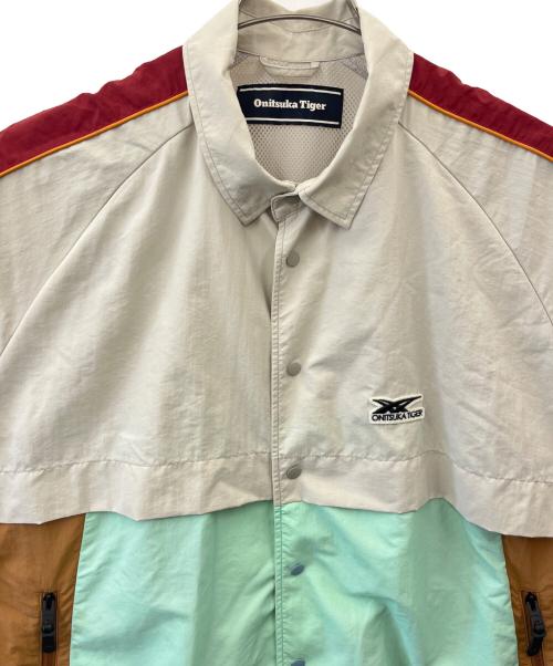 Onitsuka Tiger（オニツカタイガー）Onitsuka Tiger (オニツカタイガー) 半袖シャツジケット マルチカラー サイズ:XLの古着・服飾アイテム