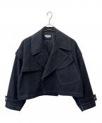 MAISON SPECIALメゾンスペシャル）の古着「2WAYステッチショートブルゾン」｜ブラック