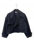 MAISON SPECIAL（メゾンスペシャル）の古着「2WAYステッチショートブルゾン」｜ブラック