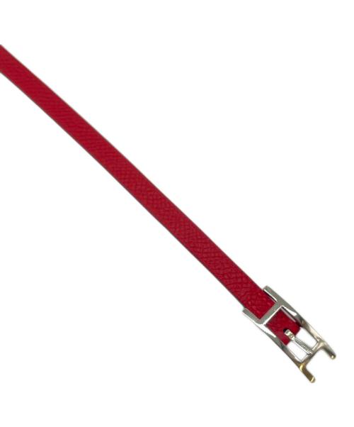 HERMES（エルメス）HERMES (エルメス) ブレスレット レッドの古着・服飾アイテム