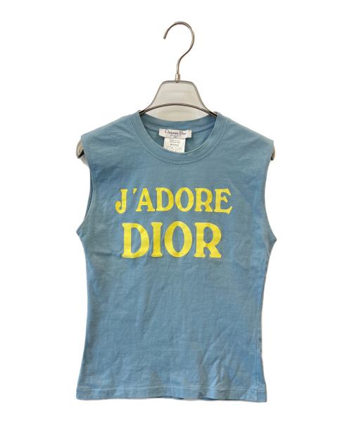 Christian Dior（クリスチャン ディオール）Christian Dior (クリスチャン ディオール) ノースリーブカットソー グレー サイズ:38の古着・服飾アイテム