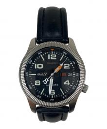 SEIKO×ANA（セイコー×アナ）の古着「SEIKO×ANA 耐磁パイロットウォッチ　自動巻き」｜ブラック