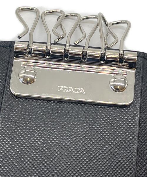PRADA（プラダ）PRADA (プラダ) 6連キーケース ブラックの古着・服飾アイテム