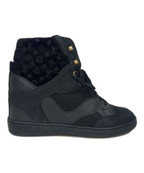 LOUIS VUITTON（ルイ ヴィトン）LOUIS VUITTON (ルイ ヴィトン) サイドジップスニーカー ブラック サイズ:36 1/2の古着・服飾アイテム