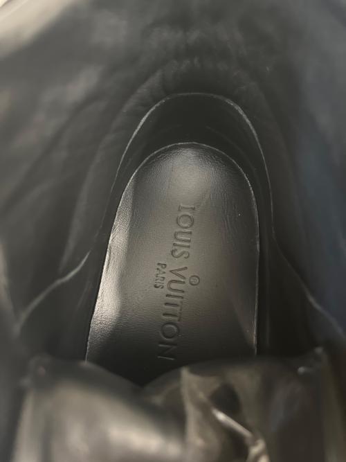 LOUIS VUITTON（ルイ ヴィトン）LOUIS VUITTON (ルイ ヴィトン) サイドジップスニーカー ブラック サイズ:36 1/2の古着・服飾アイテム