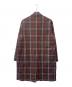 GUCCI (グッチ) チェック柄チェスターコート レッド×グリーン サイズ:SIZE 50：40000円