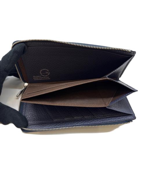 ...to（トゥ）...to (トゥ) ...to　長財布 ブルーの古着・服飾アイテム