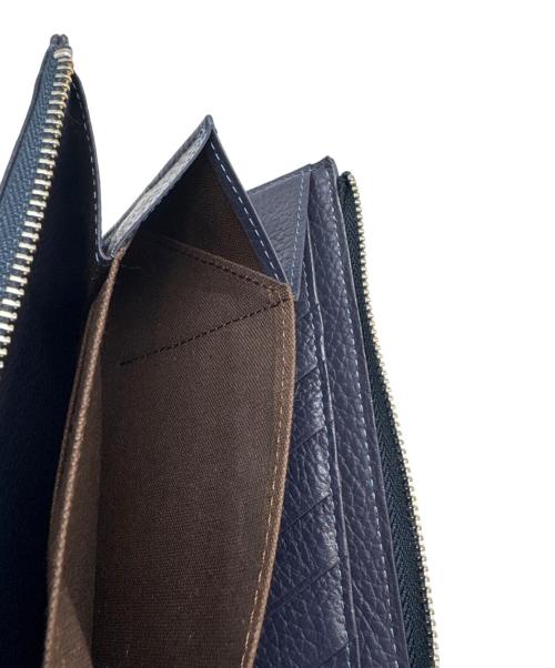 ...to（トゥ）...to (トゥ) ...to　長財布 ブルーの古着・服飾アイテム