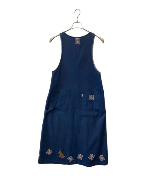 PINK HOUSE（ピンクハウス）PINK HOUSE (ピンクハウス) PINK HOUSE  ジャンパースカート ネイビー サイズ:記載なしの古着・服飾アイテム