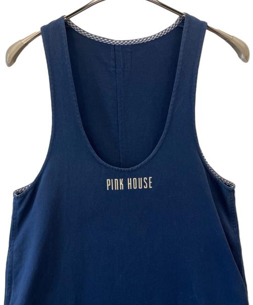 PINK HOUSE（ピンクハウス）PINK HOUSE (ピンクハウス) PINK HOUSE  ジャンパースカート ネイビー サイズ:記載なしの古着・服飾アイテム