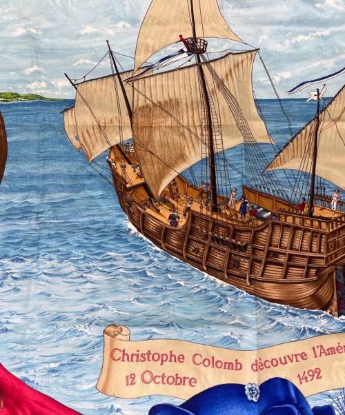 HERMES（エルメス）HERMES (エルメス) シルクスカーフ グリーンの古着・服飾アイテム