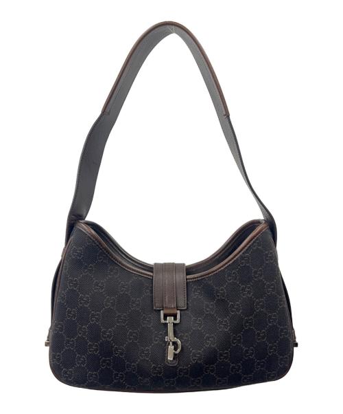 GUCCI（グッチ）GUCCI (グッチ) セミショルダーバッグ ブラウンの古着・服飾アイテム
