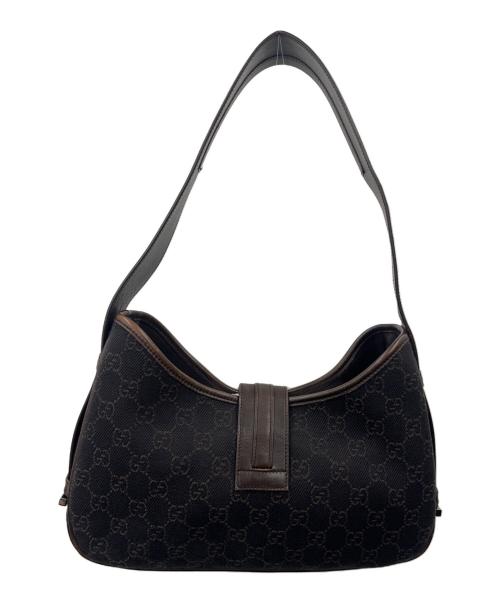GUCCI（グッチ）GUCCI (グッチ) セミショルダーバッグ ブラウンの古着・服飾アイテム