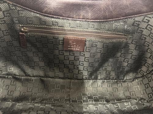 GUCCI（グッチ）GUCCI (グッチ) セミショルダーバッグ ブラウンの古着・服飾アイテム
