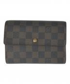 LOUIS VUITTONルイ ヴィトン）の古着「LOUIS VUITTON　ダミエ　ポルトトレゾール エテュイパピエ　3つ折り財布」