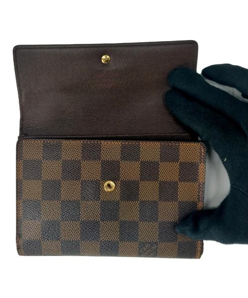 LOUIS VUITTON（ルイ ヴィトン）LOUIS VUITTON (ルイ ヴィトン) LOUIS VUITTON　ダミエ　ポルトトレゾール エテュイパピエ　3つ折り財布の古着・服飾アイテム
