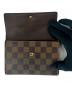 中古・古着 LOUIS VUITTON (ルイ ヴィトン) LOUIS VUITTON　ダミエ　ポルトトレゾール エテュイパピエ　3つ折り財布：7000円