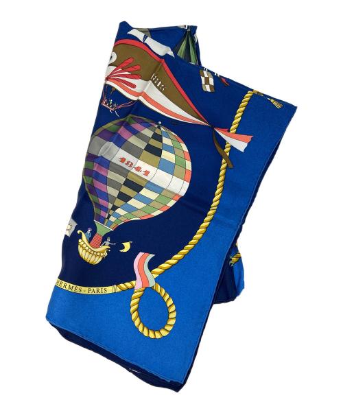 HERMES（エルメス）HERMES (エルメス) スカーフ ブルーの古着・服飾アイテム