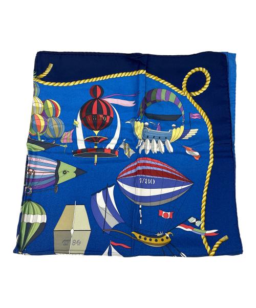 HERMES（エルメス）HERMES (エルメス) スカーフ ブルーの古着・服飾アイテム