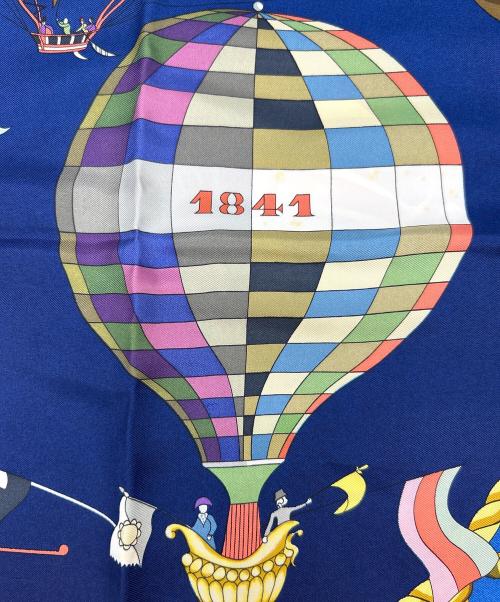 HERMES（エルメス）HERMES (エルメス) スカーフ ブルーの古着・服飾アイテム