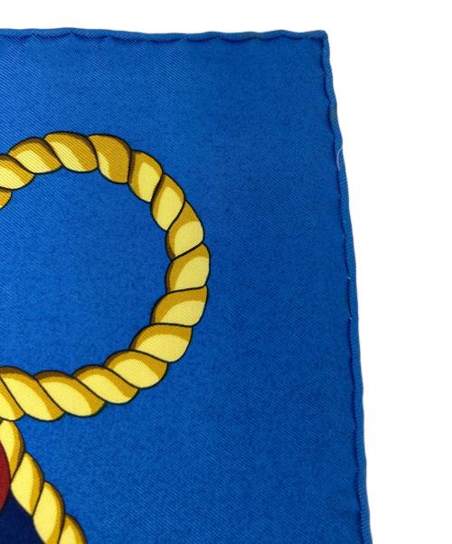 HERMES（エルメス）HERMES (エルメス) スカーフ ブルーの古着・服飾アイテム