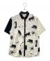 KAWATANI SHIRT（カワタニシャツ）の古着「KAWATANI SHIRT　ボタンダウンシャツ」｜ホワイト×ブラック