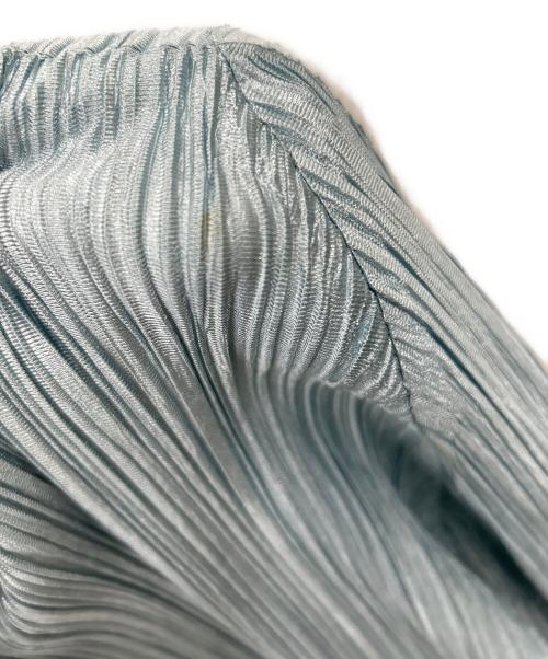 PLEATS PLEASE（プリーツプリーズ）PLEATS PLEASE (プリーツプリーズ) プリーツカーディガン スカイブルー サイズ:サイズ3の古着・服飾アイテム