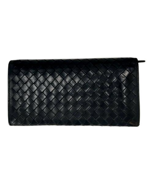 BOTTEGA VENETA（ボッテガベネタ）BOTTEGA VENETA (ボッテガベネタ) BOTTEGA VENETA　156819 V4651 100　長財布 ブラックの古着・服飾アイテム