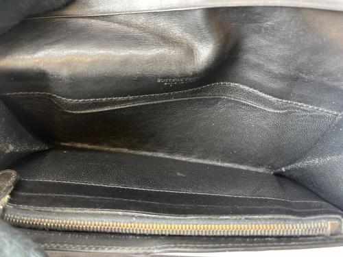 BOTTEGA VENETA（ボッテガベネタ）BOTTEGA VENETA (ボッテガベネタ) BOTTEGA VENETA　156819 V4651 100　長財布 ブラックの古着・服飾アイテム