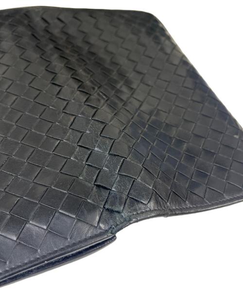 BOTTEGA VENETA（ボッテガベネタ）BOTTEGA VENETA (ボッテガベネタ) BOTTEGA VENETA　156819 V4651 100　長財布 ブラックの古着・服飾アイテム