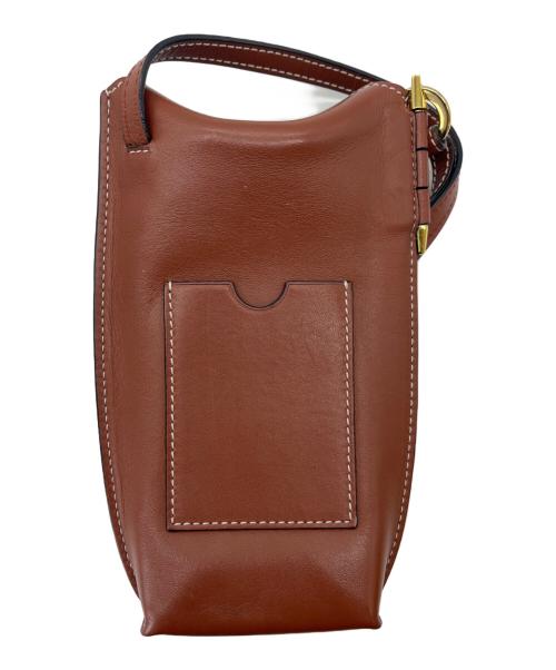 LOEWE（ロエベ）LOEWE (ロエベ) スマホショルダー ブラウンの古着・服飾アイテム