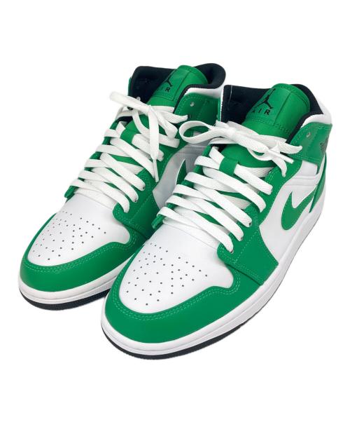 NIKE（ナイキ）NIKE (ナイキ) ハイカットスニーカー ホワイト×グリーン サイズ:26の古着・服飾アイテム