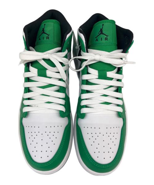 NIKE（ナイキ）NIKE (ナイキ) ハイカットスニーカー ホワイト×グリーン サイズ:26の古着・服飾アイテム