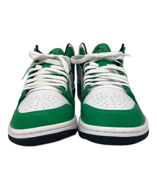 NIKE（ナイキ）NIKE (ナイキ) ハイカットスニーカー ホワイト×グリーン サイズ:26の古着・服飾アイテム