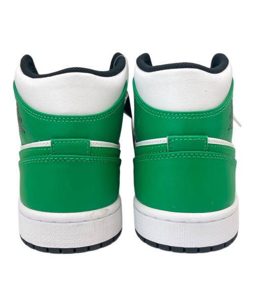 NIKE（ナイキ）NIKE (ナイキ) ハイカットスニーカー ホワイト×グリーン サイズ:26の古着・服飾アイテム