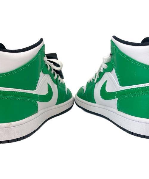 NIKE（ナイキ）NIKE (ナイキ) ハイカットスニーカー ホワイト×グリーン サイズ:26の古着・服飾アイテム