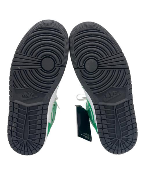 NIKE（ナイキ）NIKE (ナイキ) ハイカットスニーカー ホワイト×グリーン サイズ:26の古着・服飾アイテム